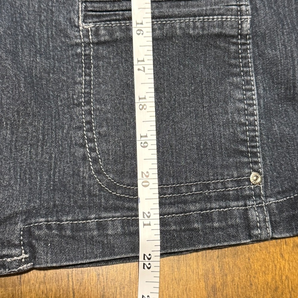 CAROL'S DENIMS Jacket XL Y2K Classic Preppy Jean Denim‎ Retro Coastal Cowgirl - Picture 7 of 7